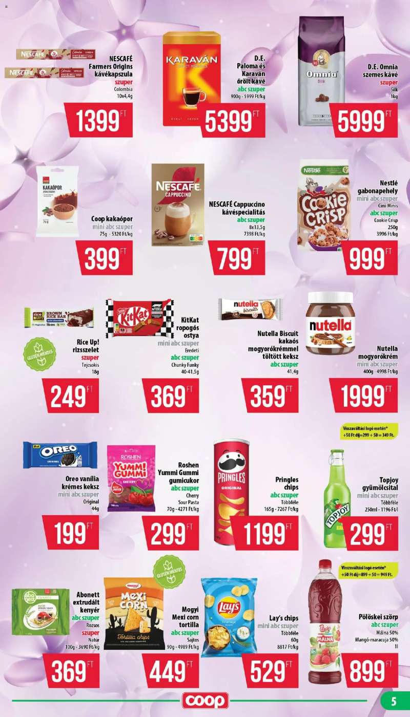 COOP COOP - Mini & Abc & Szuper / Nyírzem 5 oldal