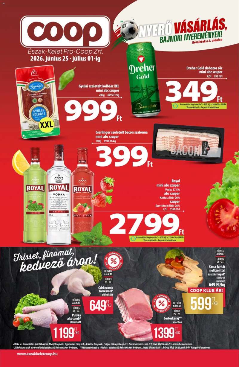 COOP COOP - Újság Észak Kelet Pro-Coop Zrt 1 oldal
