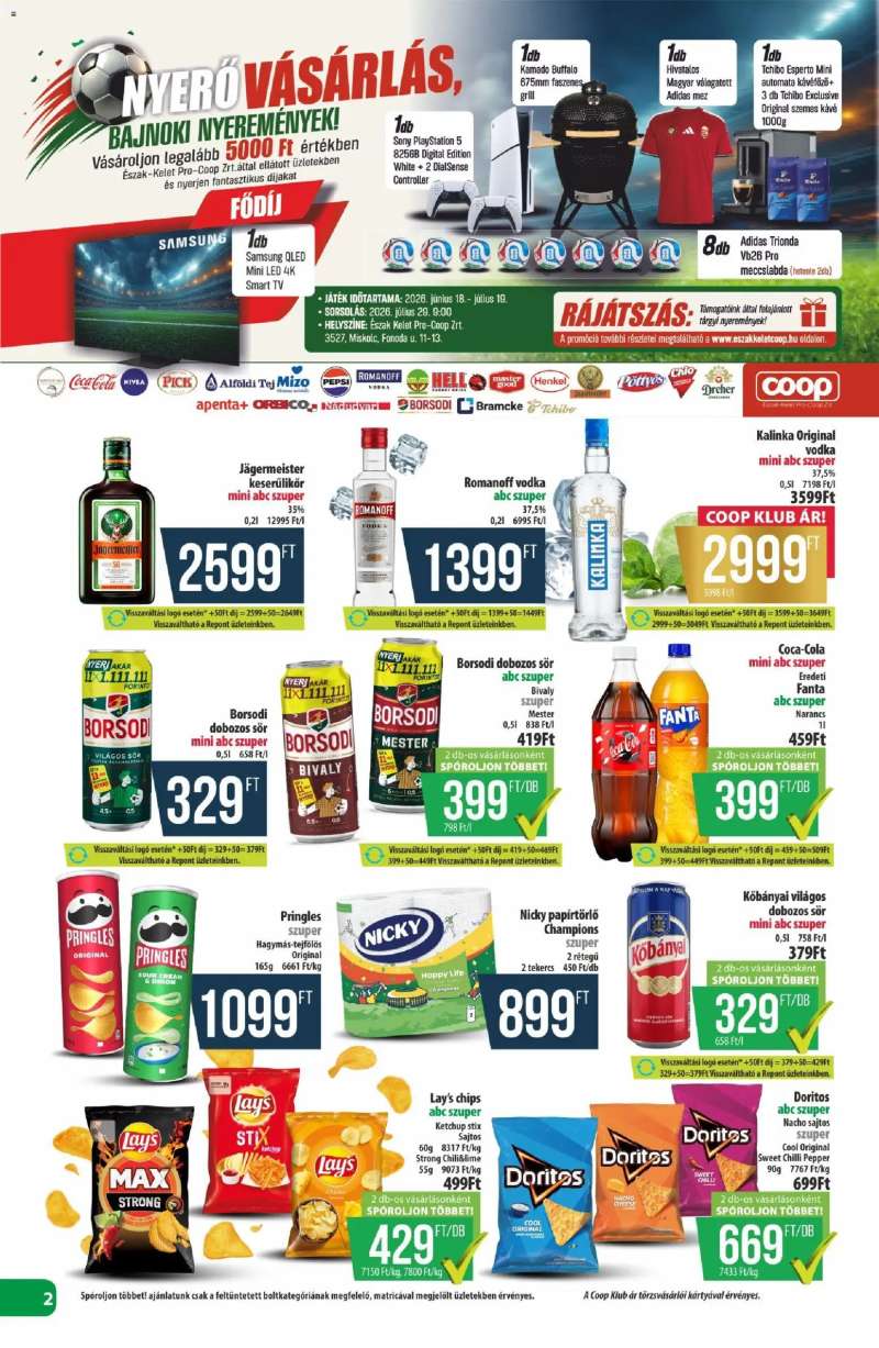 COOP COOP - Újság Észak Kelet Pro-Coop Zrt 2 oldal