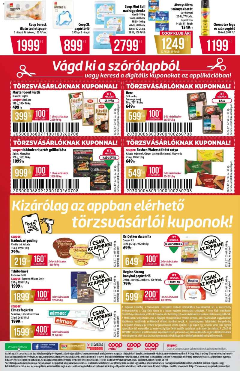 COOP COOP akciós újság 8 oldal