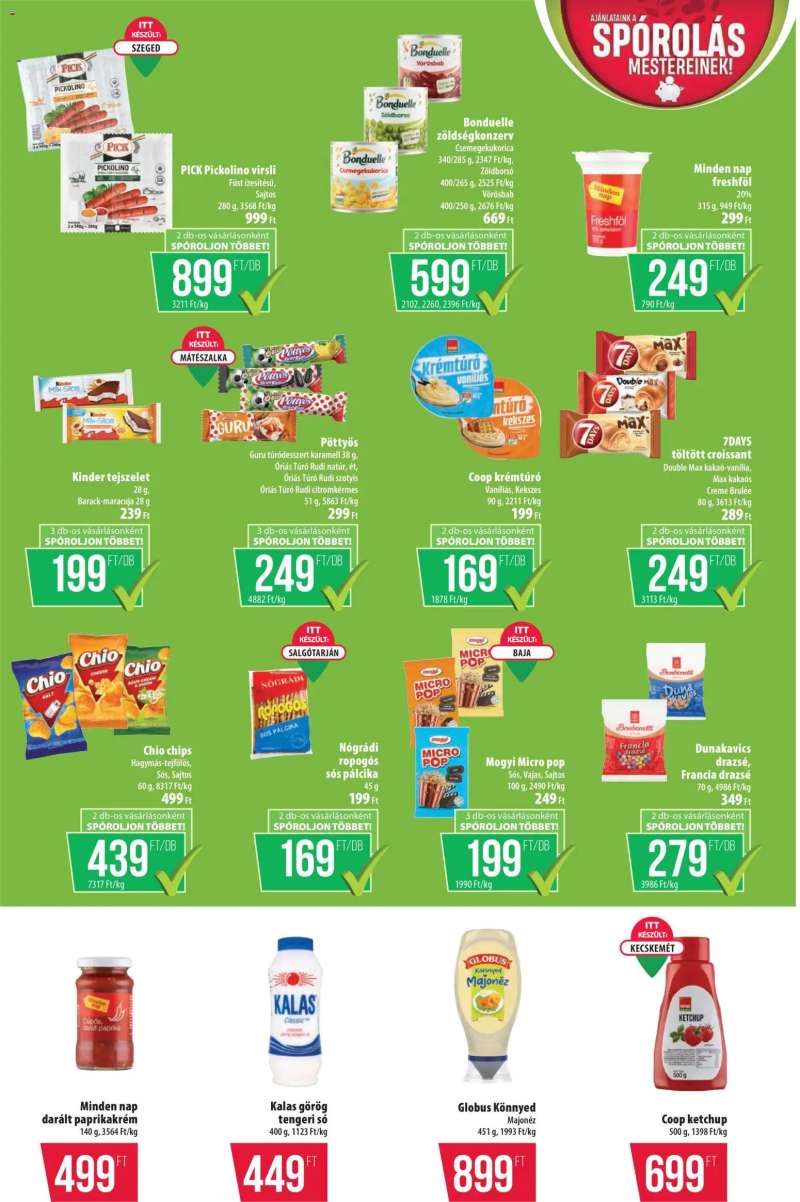 COOP COOP - Szuper Plusz / Tisza 6 oldal