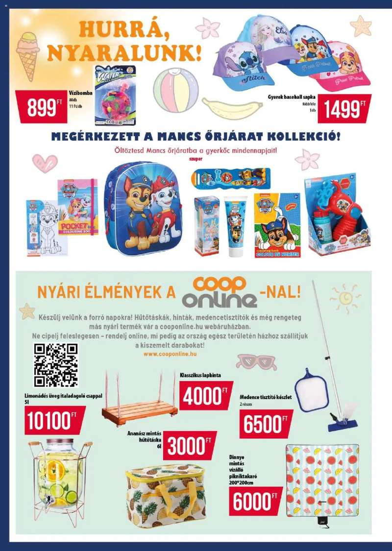 COOP COOP akciós újság 2 oldal