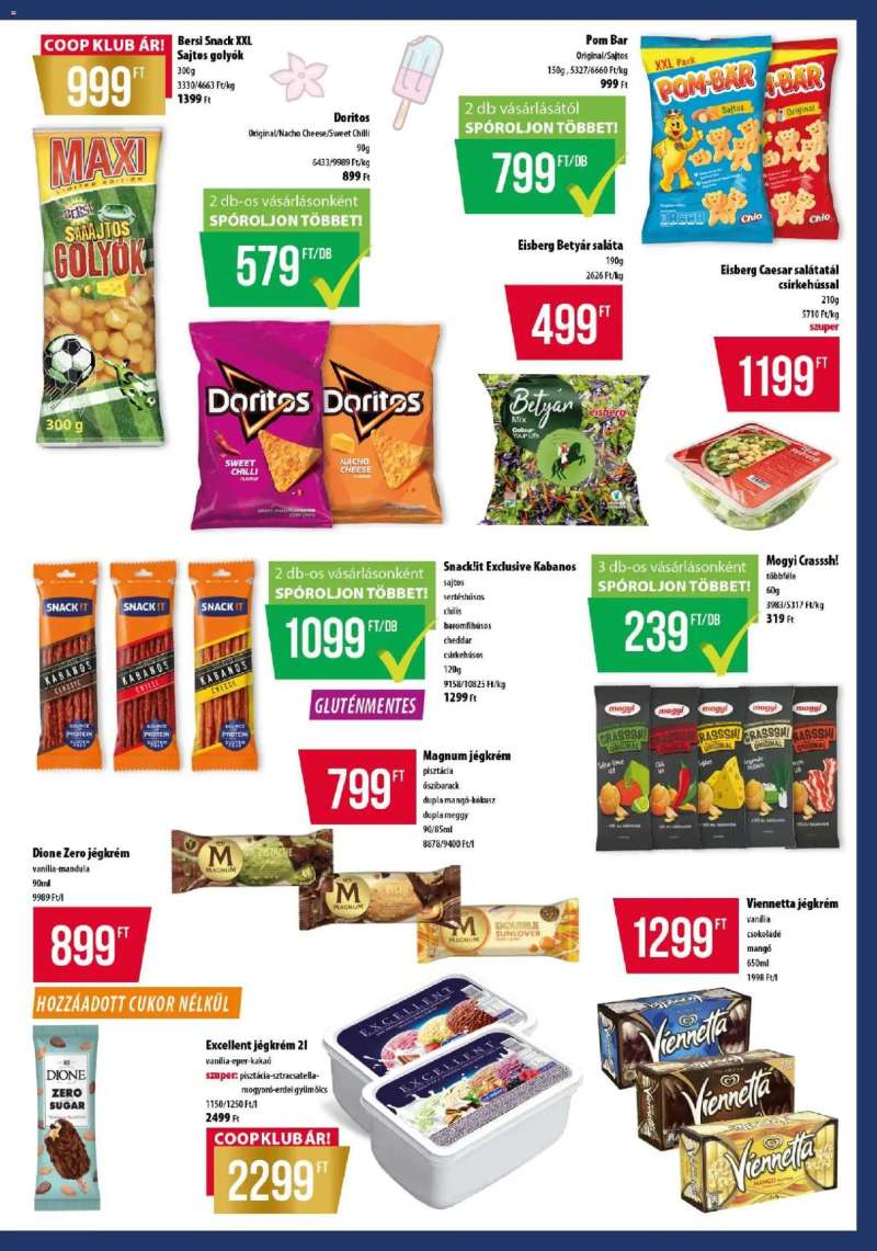 COOP COOP akciós újság 3 oldal