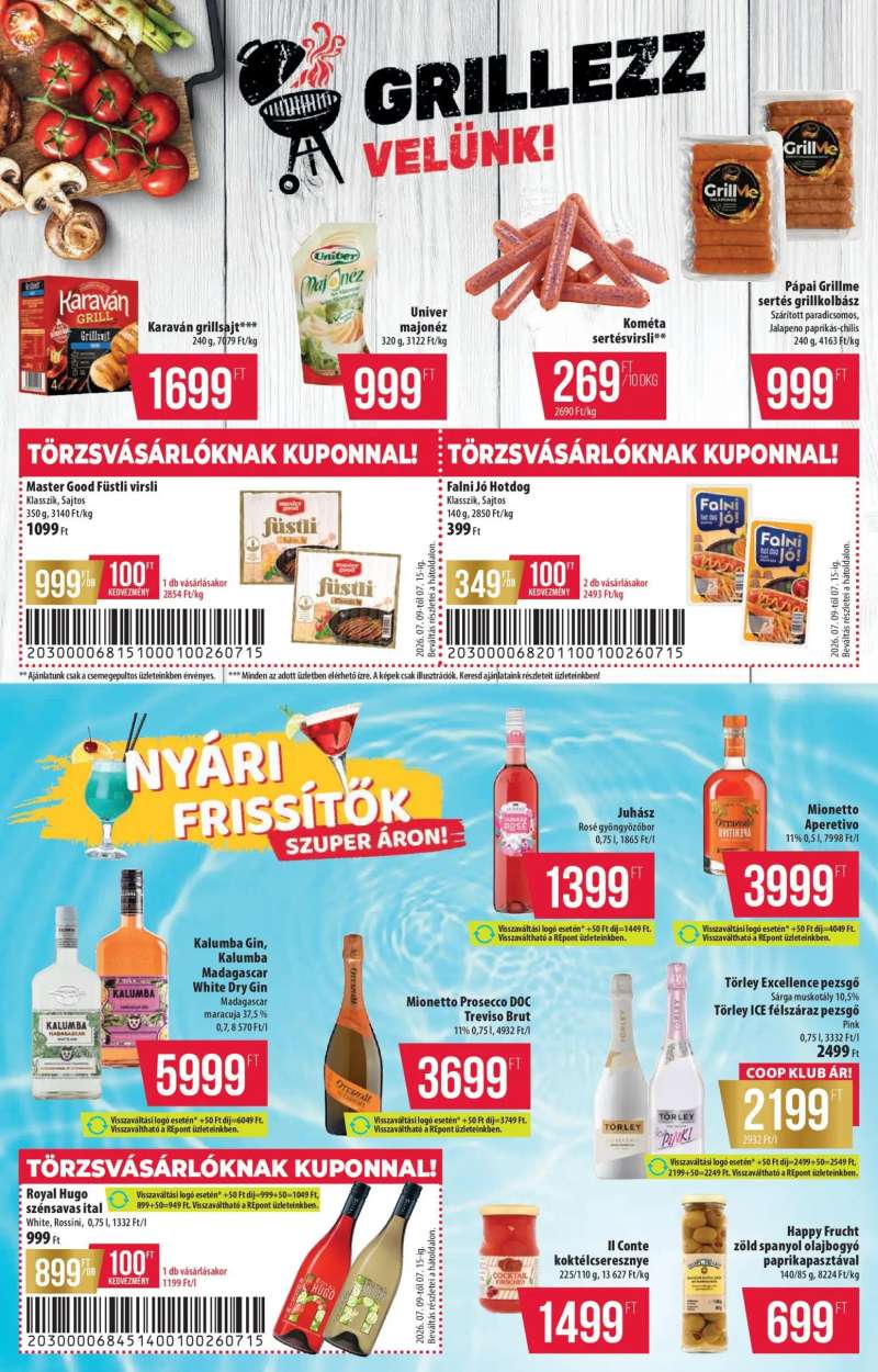 COOP COOP - Szuper Plusz / Tisza 4 oldal