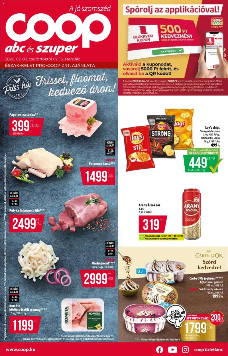 COOP COOP - Újság Észak Kelet Pro-Coop Zrt 1 oldal