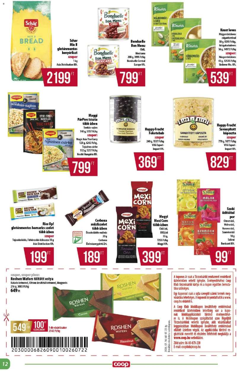 COOP COOP - Abc & szuper / Alföld Pro-Coop Zrt. 12 oldal