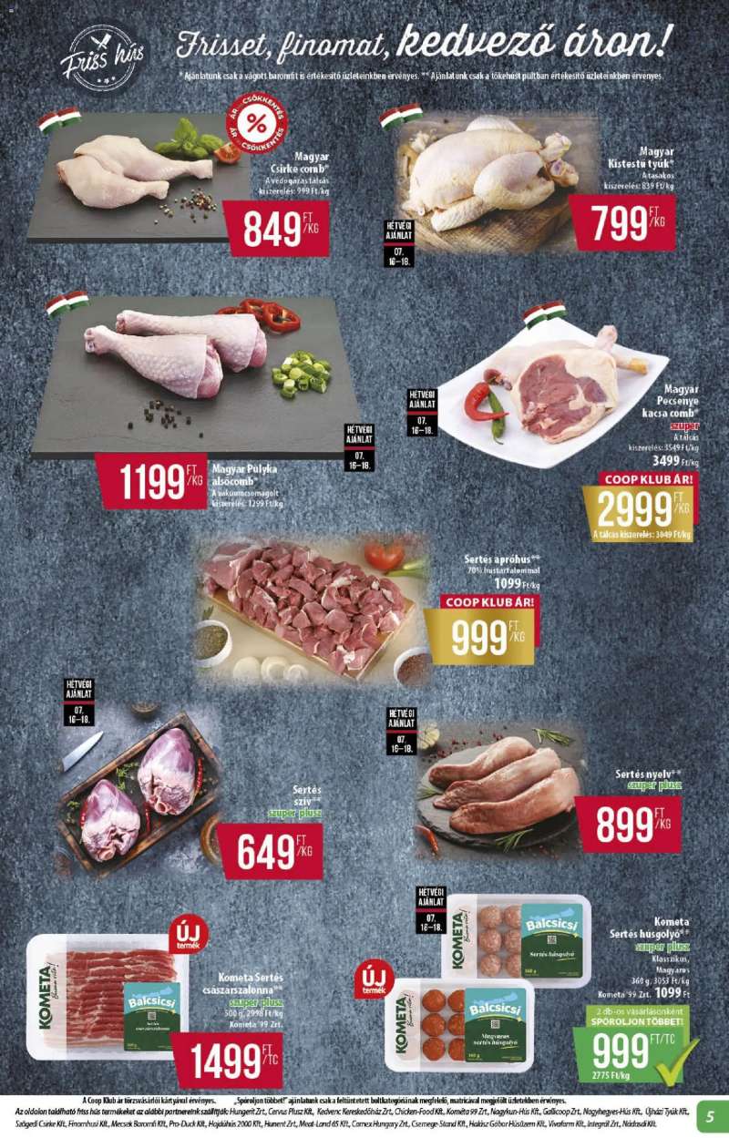 COOP COOP - Abc & szuper / Alföld Pro-Coop Zrt. 5 oldal