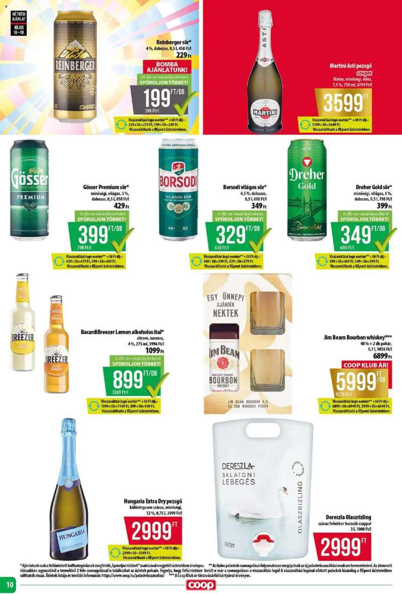 COOP COOP - Abc & Szuper / Tisza 10 oldal