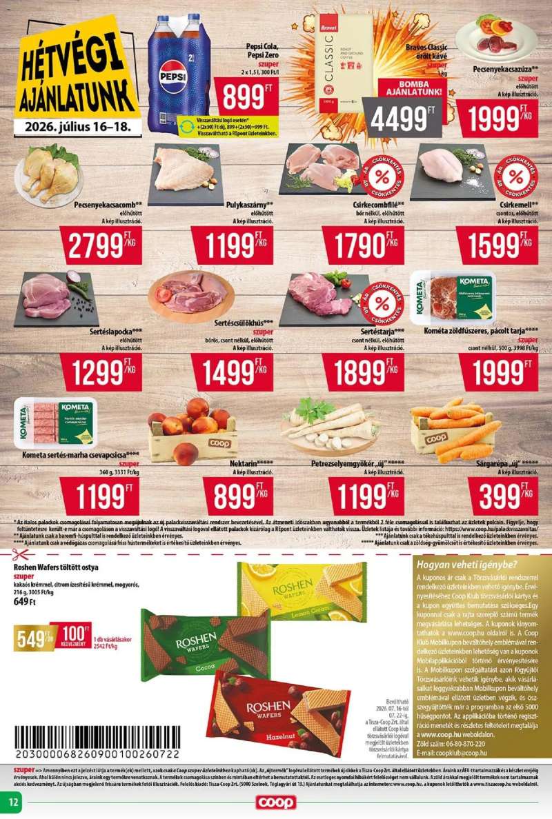 COOP COOP - Abc & Szuper / Tisza 12 oldal