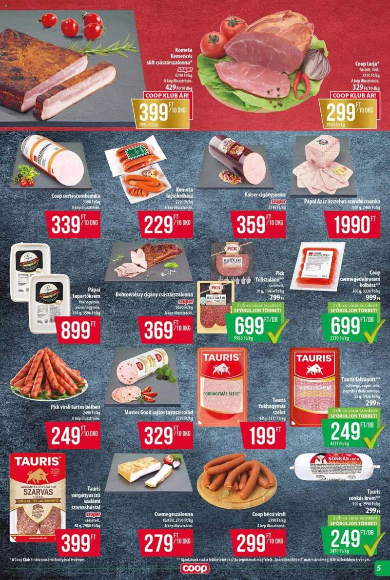COOP COOP - Abc & Szuper / Tisza 5 oldal