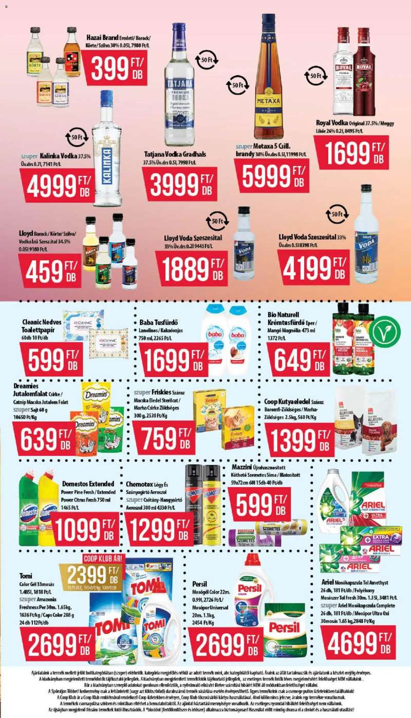 COOP COOP akciós újság 11 oldal