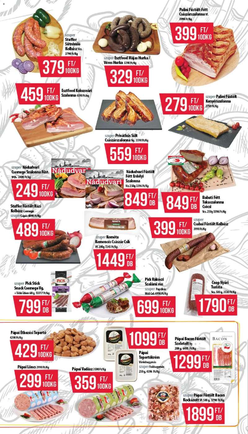 COOP COOP akciós újság 2 oldal