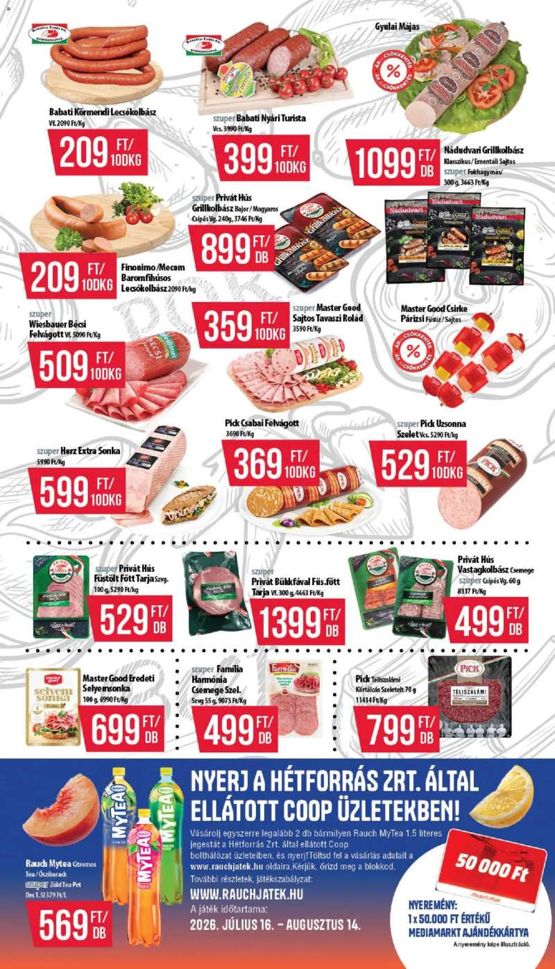 COOP COOP akciós újság 3 oldal