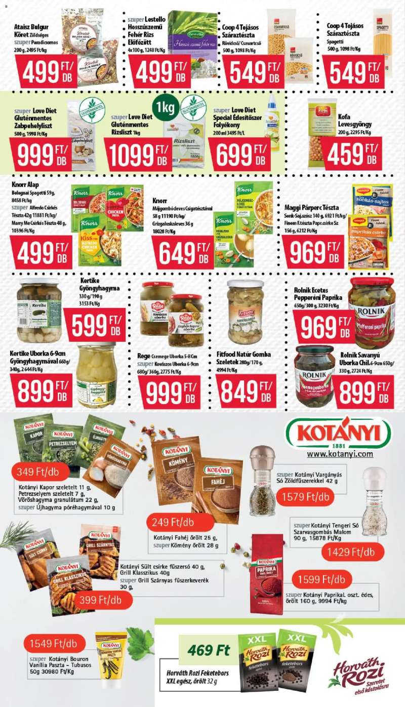COOP COOP akciós újság 8 oldal