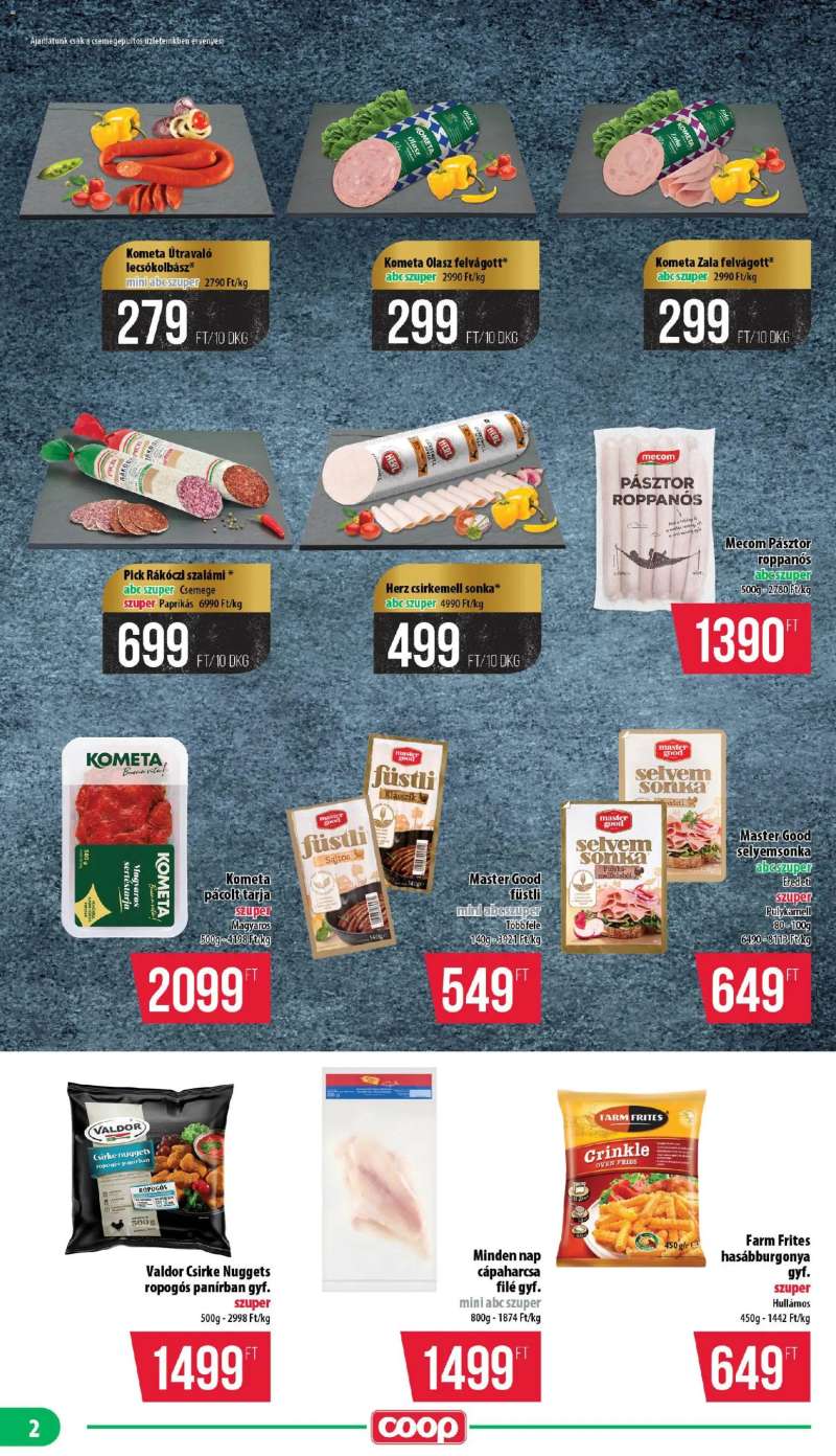 COOP COOP - Mini & Abc & Szuper / Nyírzem 2 oldal