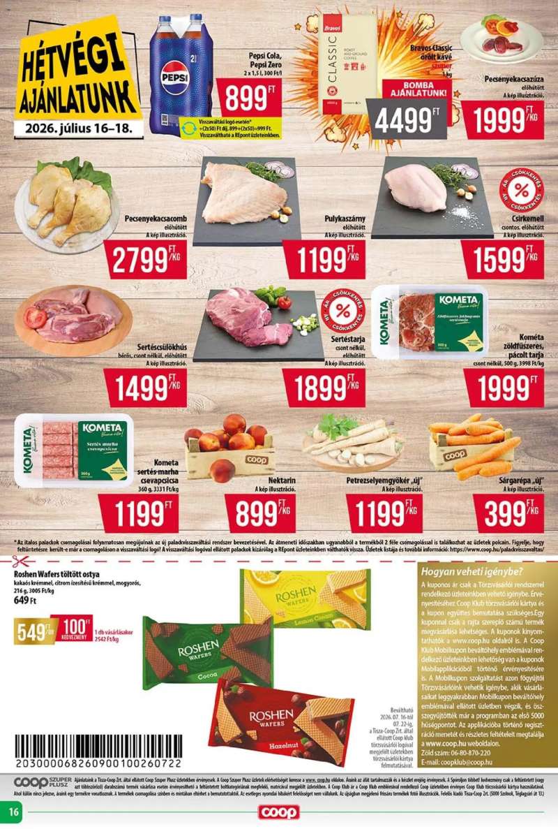 COOP COOP - Szuper Plusz / Tisza 16 oldal