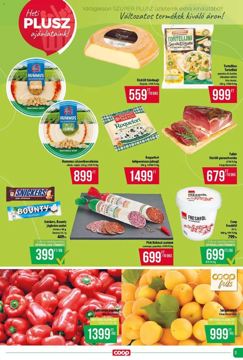 COOP COOP - Szuper Plusz / Tisza 3 oldal