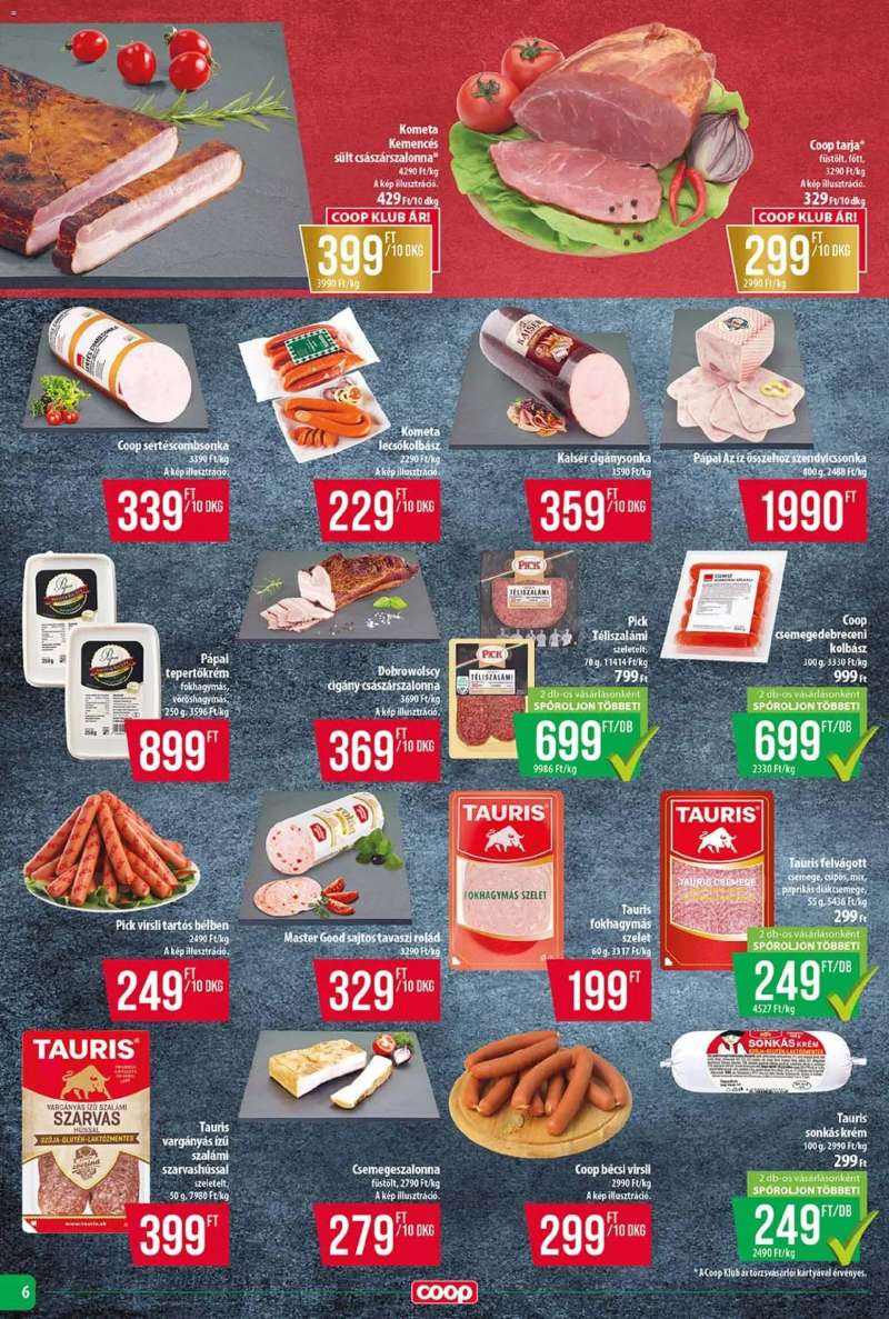 COOP COOP - Szuper Plusz / Tisza 6 oldal