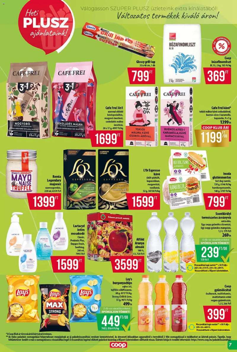 COOP COOP - Szuper Plusz / Tisza 7 oldal