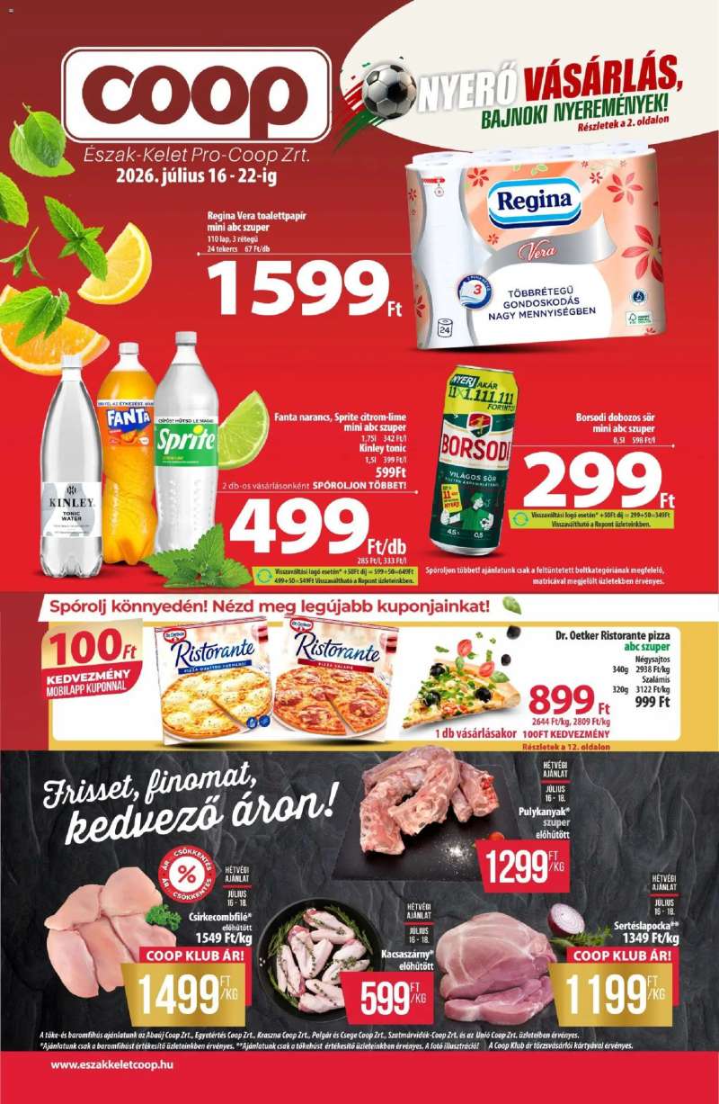 COOP COOP - Újság Észak Kelet Pro-Coop Zrt 1 oldal