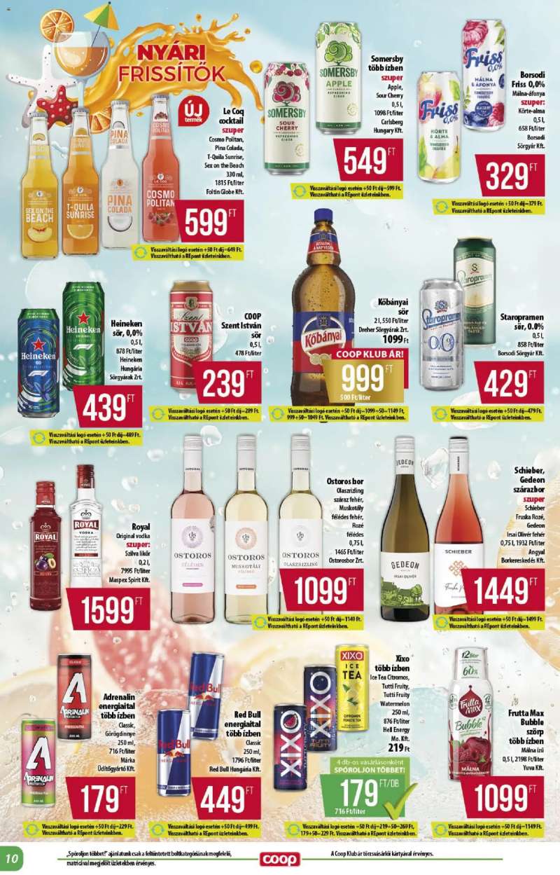 COOP COOP - Abc & szuper / Alföld Pro-Coop Zrt. 10 oldal
