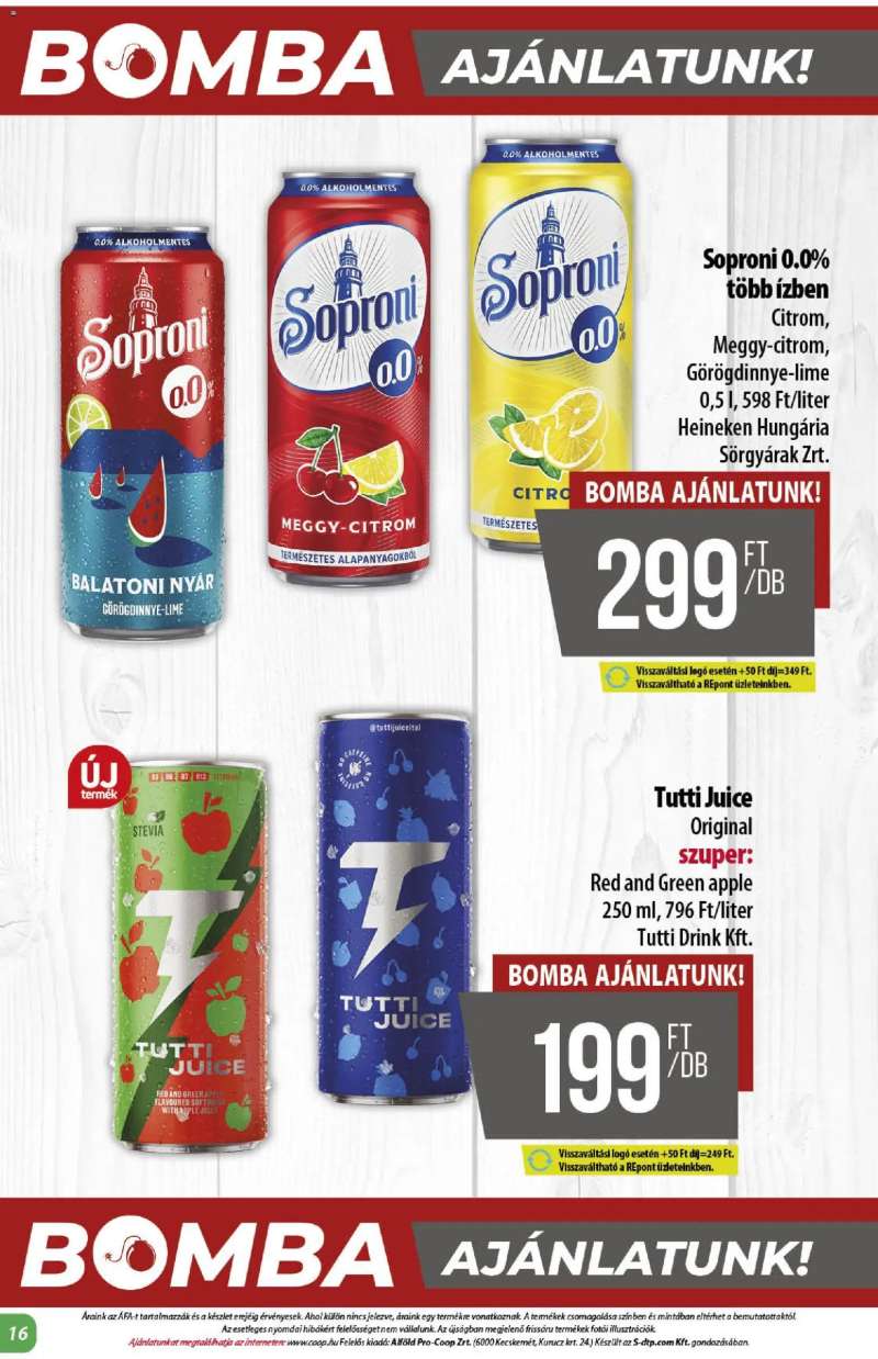COOP COOP - Abc & szuper / Alföld Pro-Coop Zrt. 16 oldal