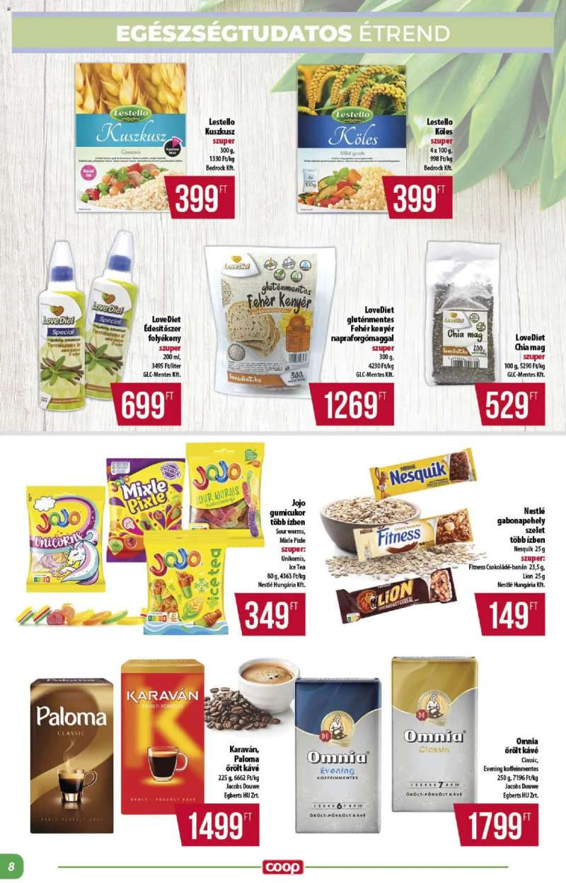COOP COOP - Abc & szuper / Alföld Pro-Coop Zrt. 8 oldal