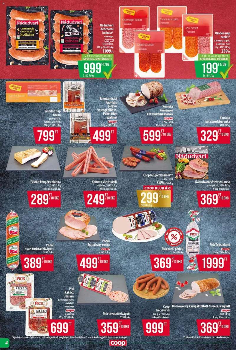 COOP COOP - Abc & Szuper / Tisza 4 oldal