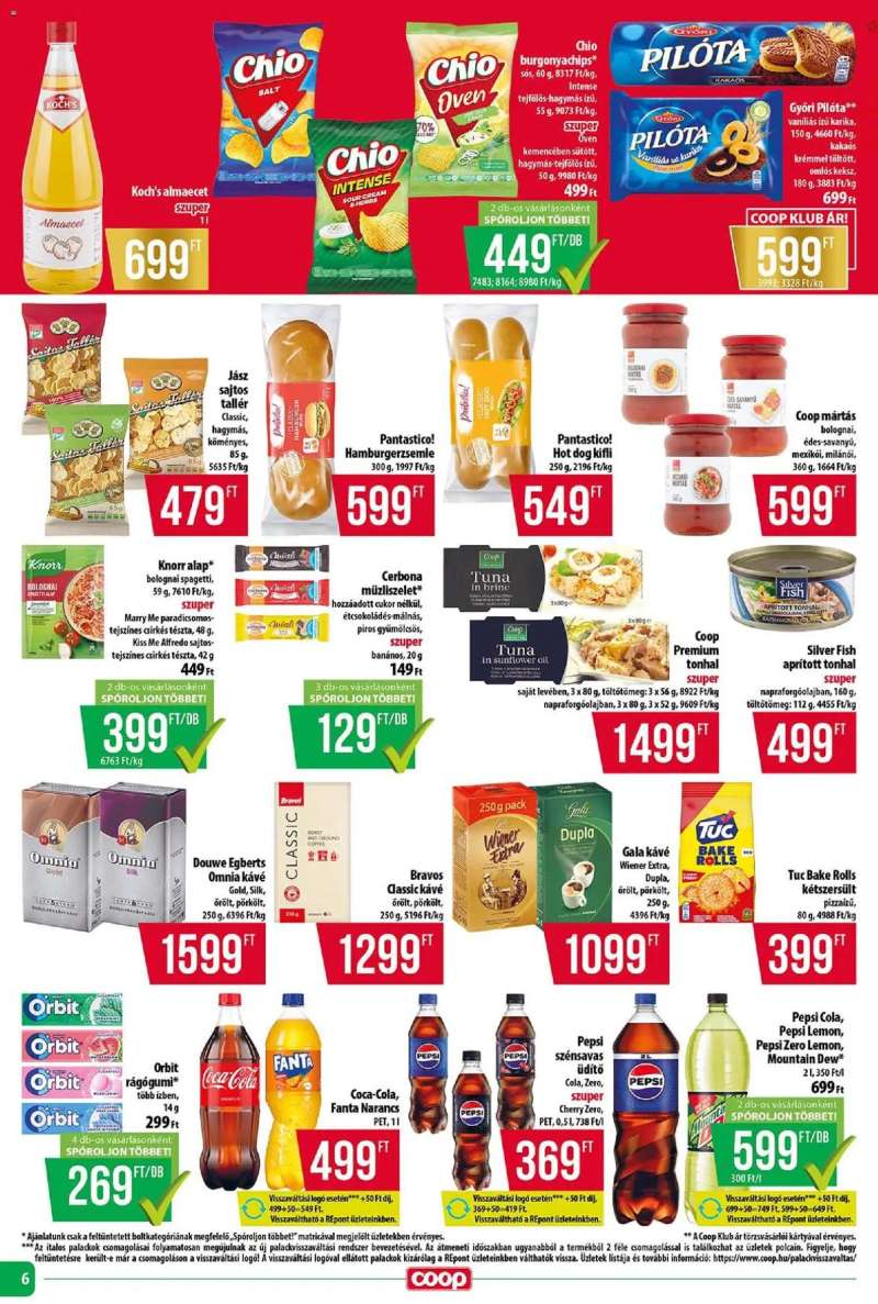 COOP COOP - Abc & Szuper / Tisza 6 oldal