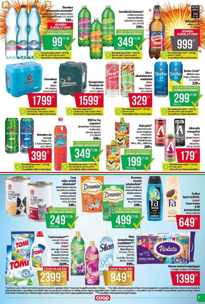 COOP COOP - Abc & Szuper / Tisza 7 oldal