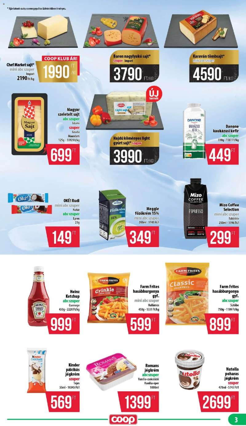 COOP COOP - Mini & Abc & Szuper / Mecsek 3 oldal