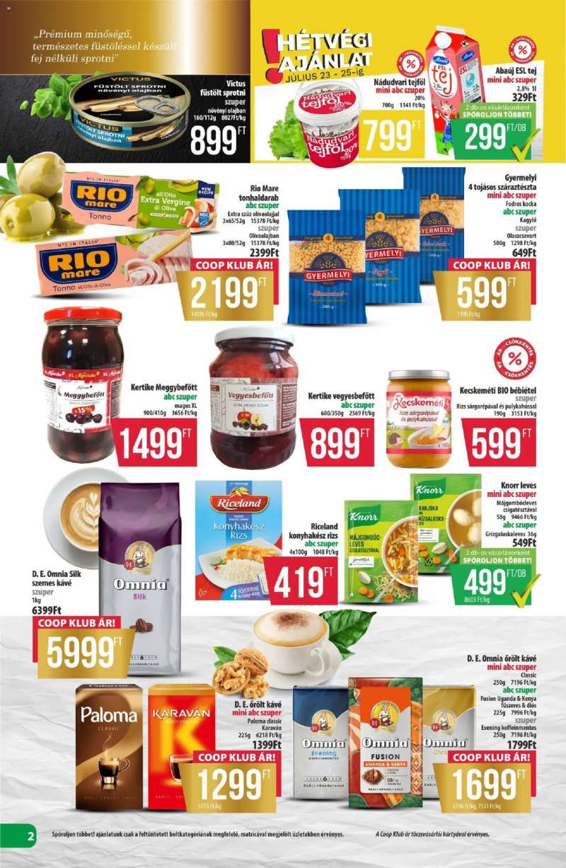 COOP COOP - Újság Észak Kelet Pro-Coop Zrt 2 oldal