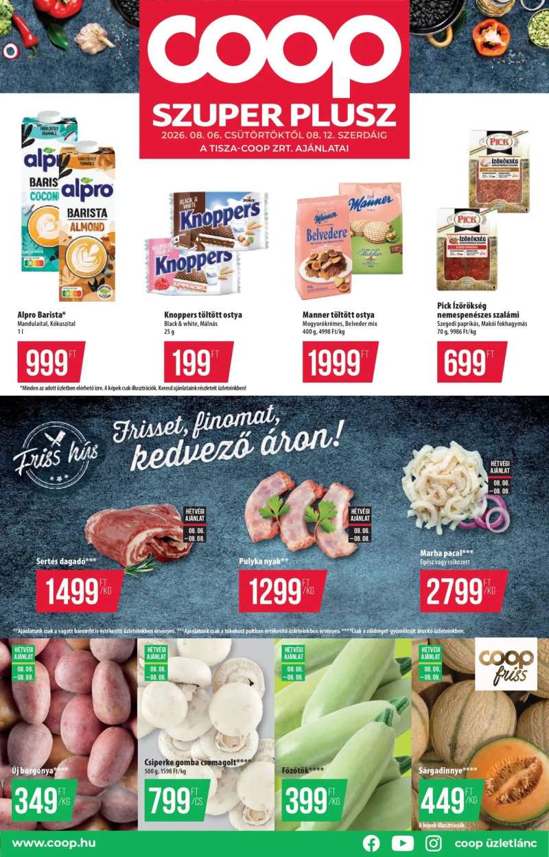 COOP COOP - Szuper Plusz / Tisza 1 oldal