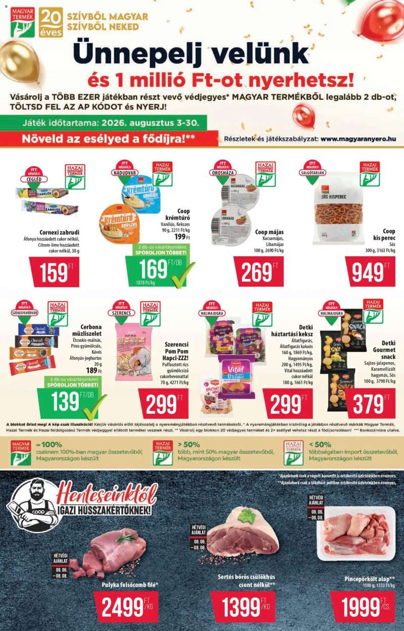 COOP COOP - Szuper Plusz / Tisza 4 oldal