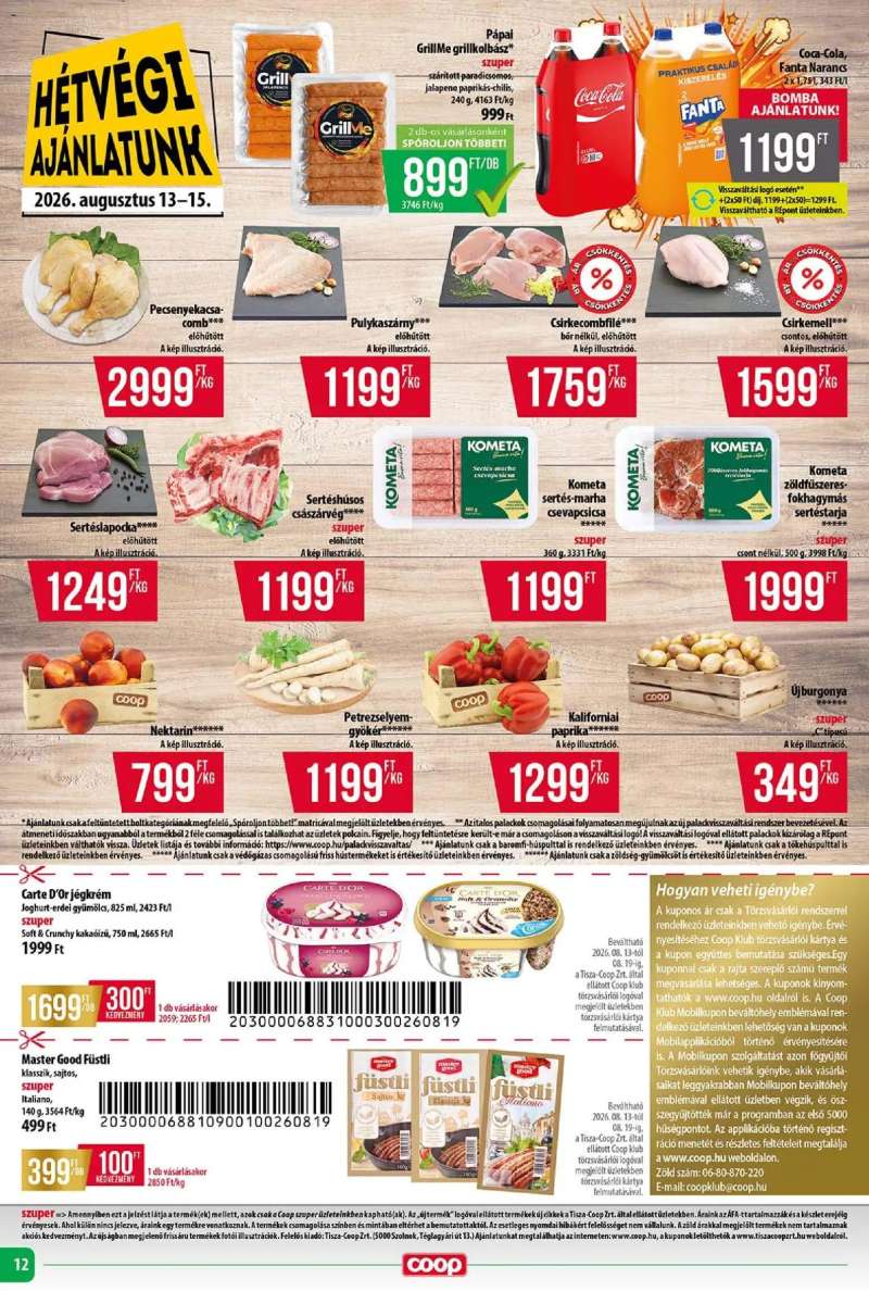 COOP COOP - Abc & Szuper / Tisza 12 oldal