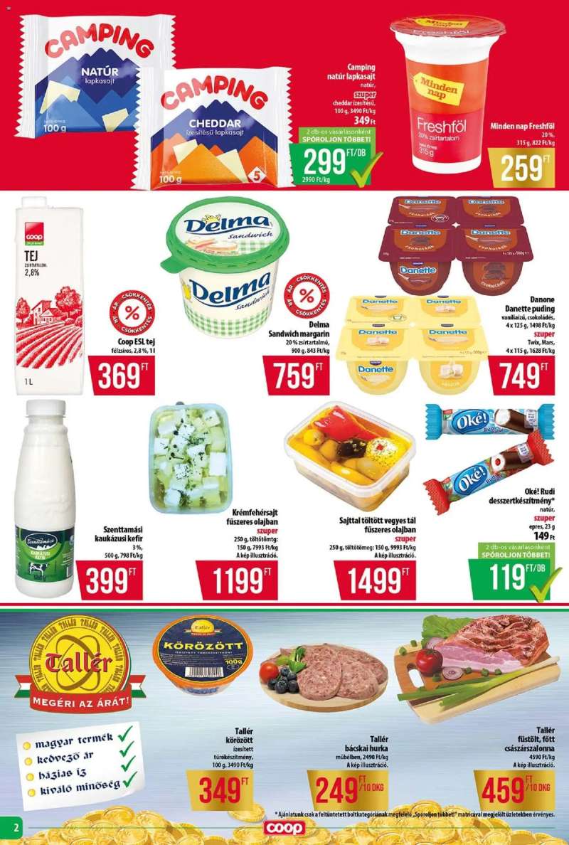 COOP COOP - Abc & Szuper / Tisza 2 oldal