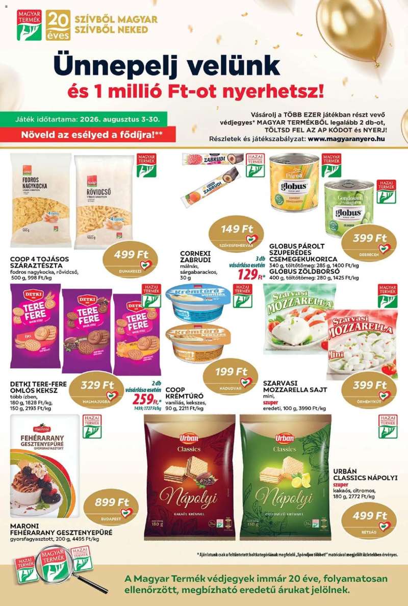 COOP COOP - Abc & Szuper / Tisza 6 oldal