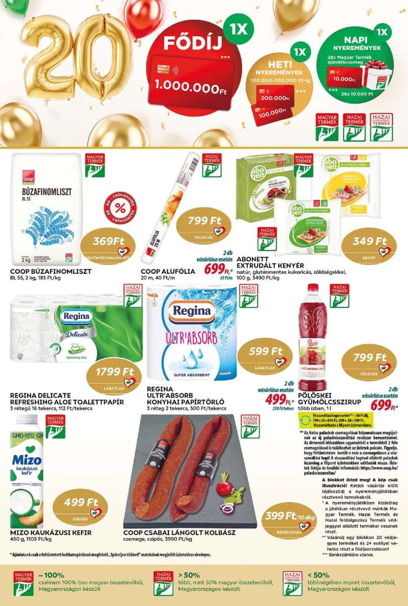 COOP COOP - Abc & Szuper / Tisza 7 oldal