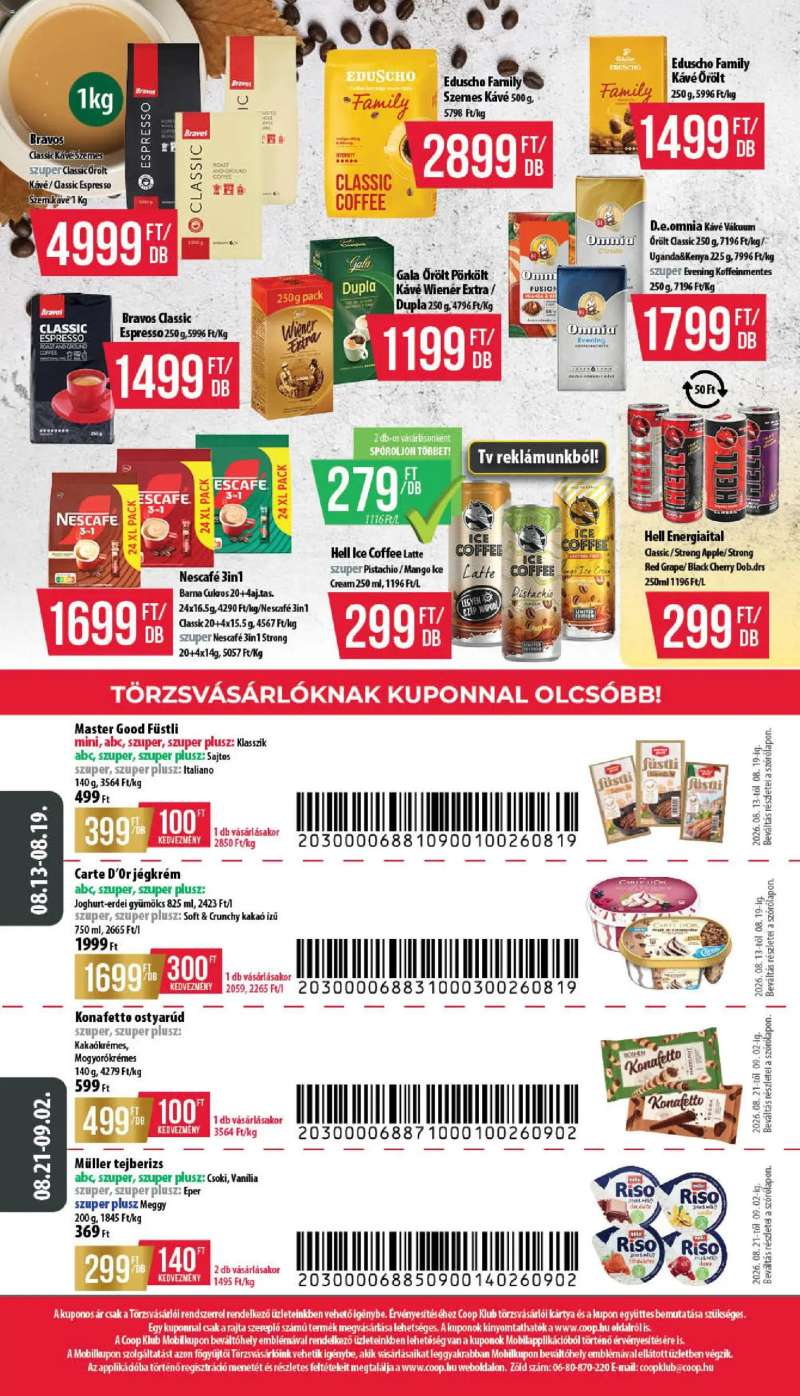 COOP COOP akciós újság 12 oldal