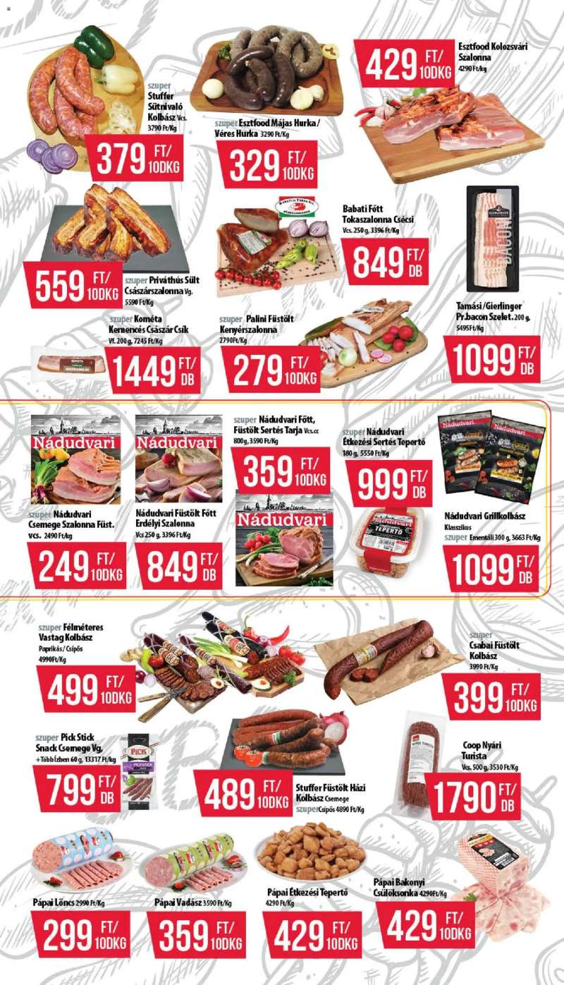 COOP COOP akciós újság 2 oldal