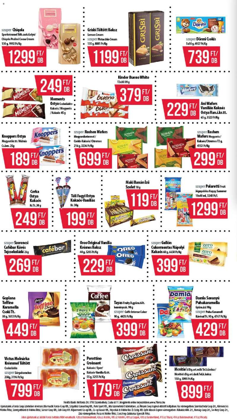 COOP COOP akciós újság 6 oldal