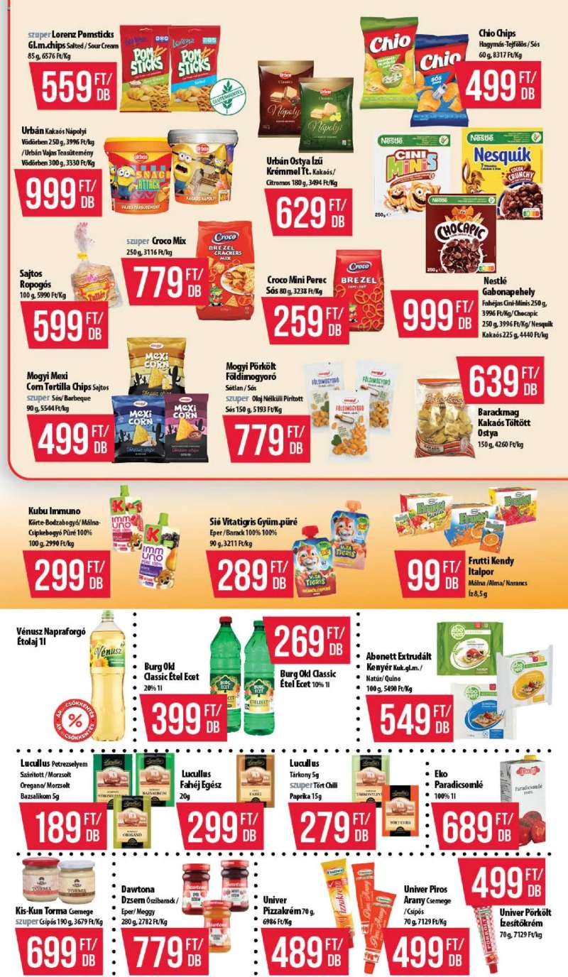 COOP COOP akciós újság 7 oldal