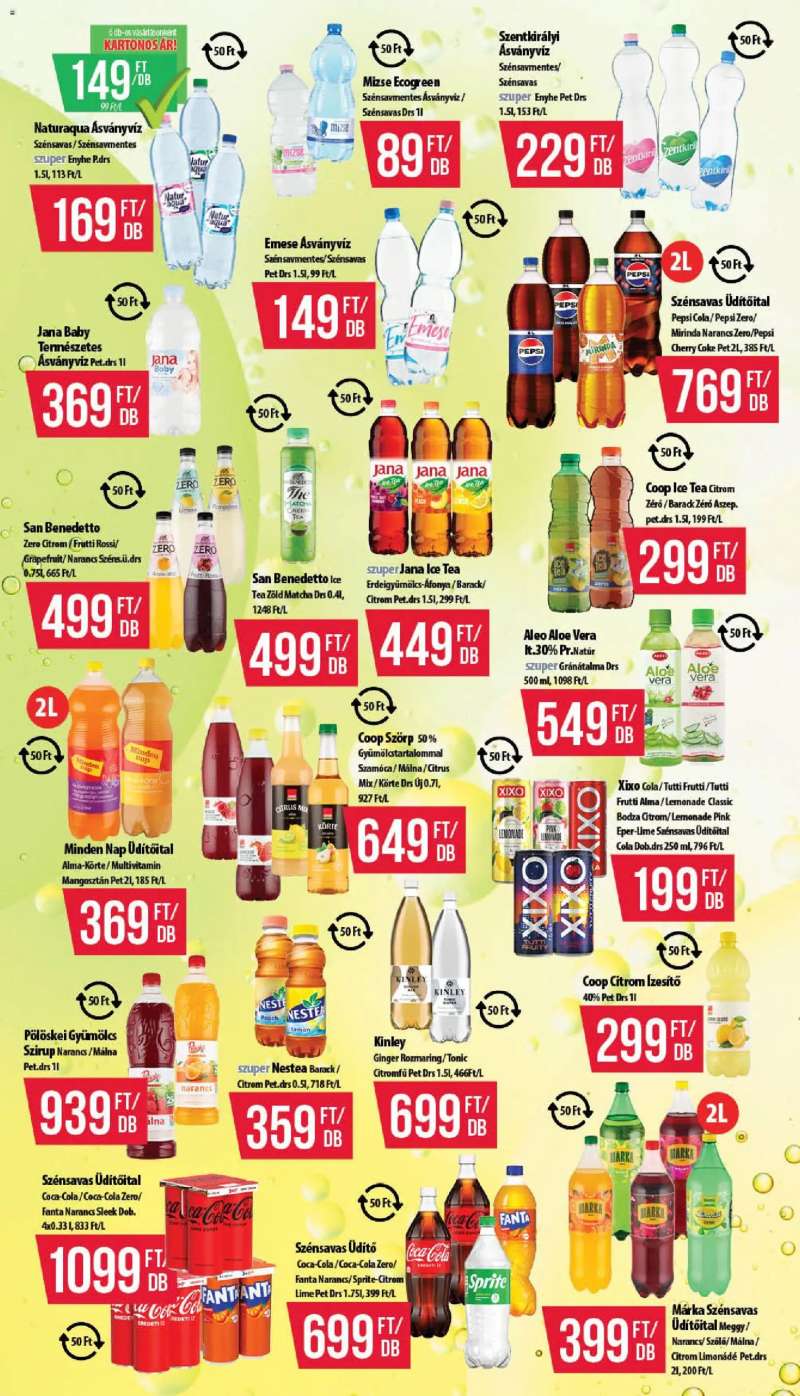 COOP COOP akciós újság 9 oldal