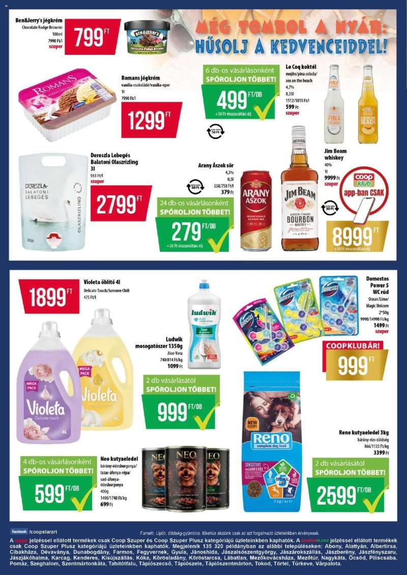 COOP COOP akciós újság Co-op Star 4 oldal