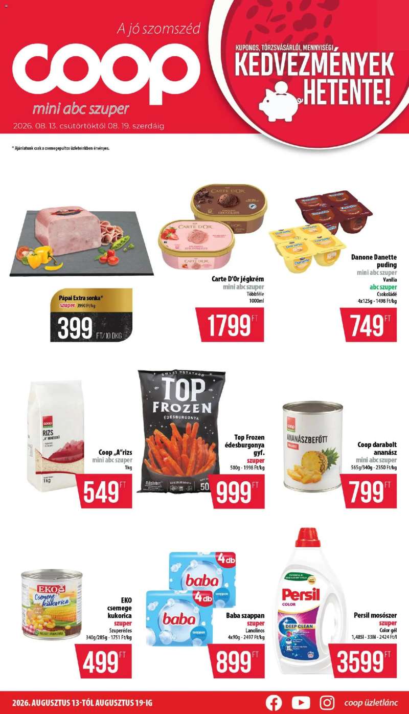 COOP COOP - Mini & Abc & Szuper / Nyírzem 1 oldal