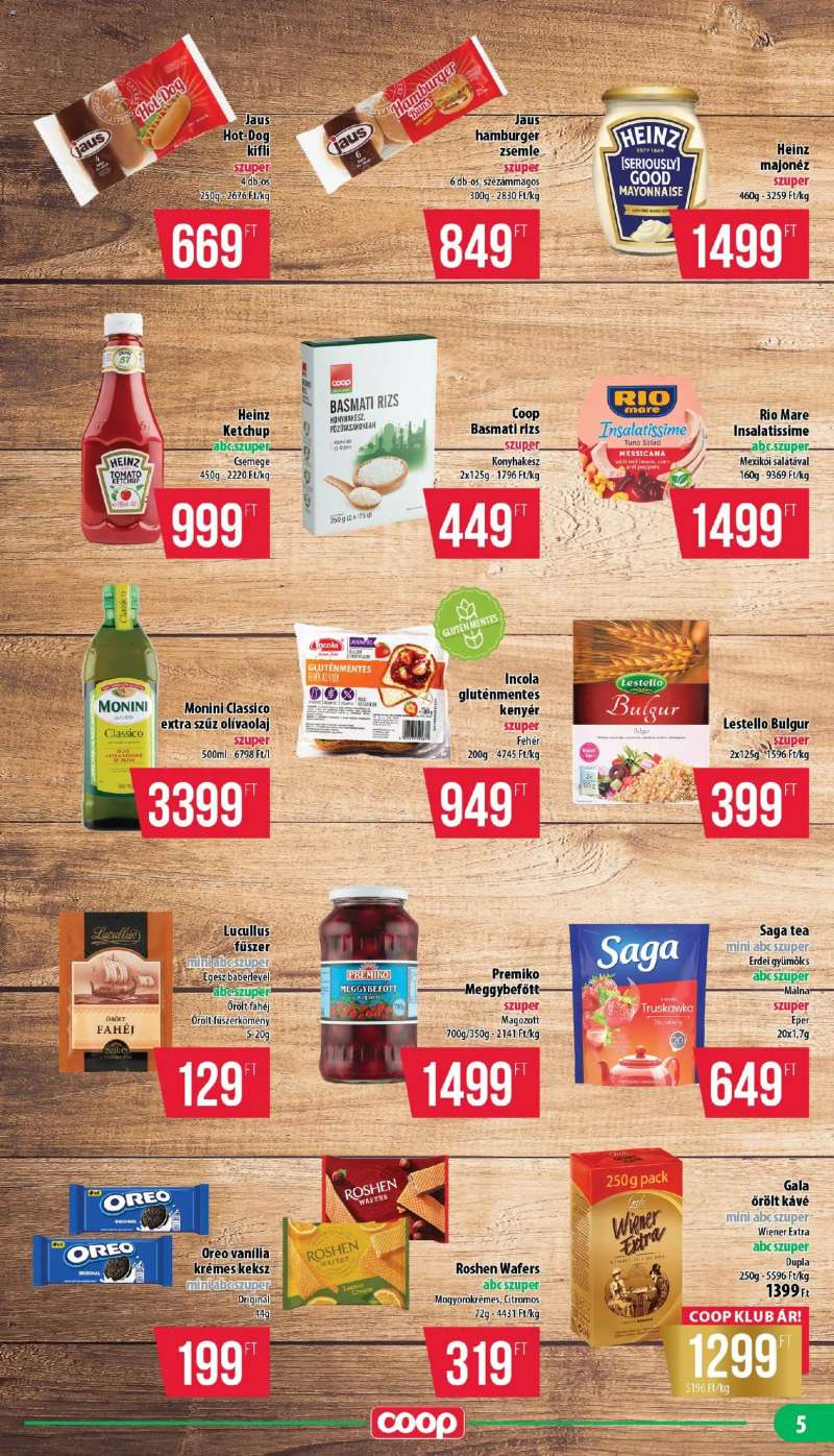COOP COOP - Mini & Abc & Szuper / Nyírzem 5 oldal
