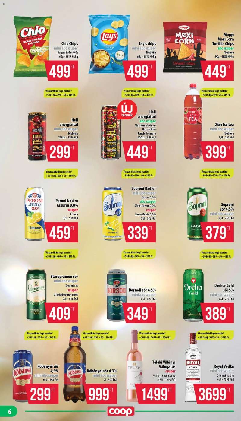 COOP COOP - Mini & Abc & Szuper / Nyírzem 6 oldal