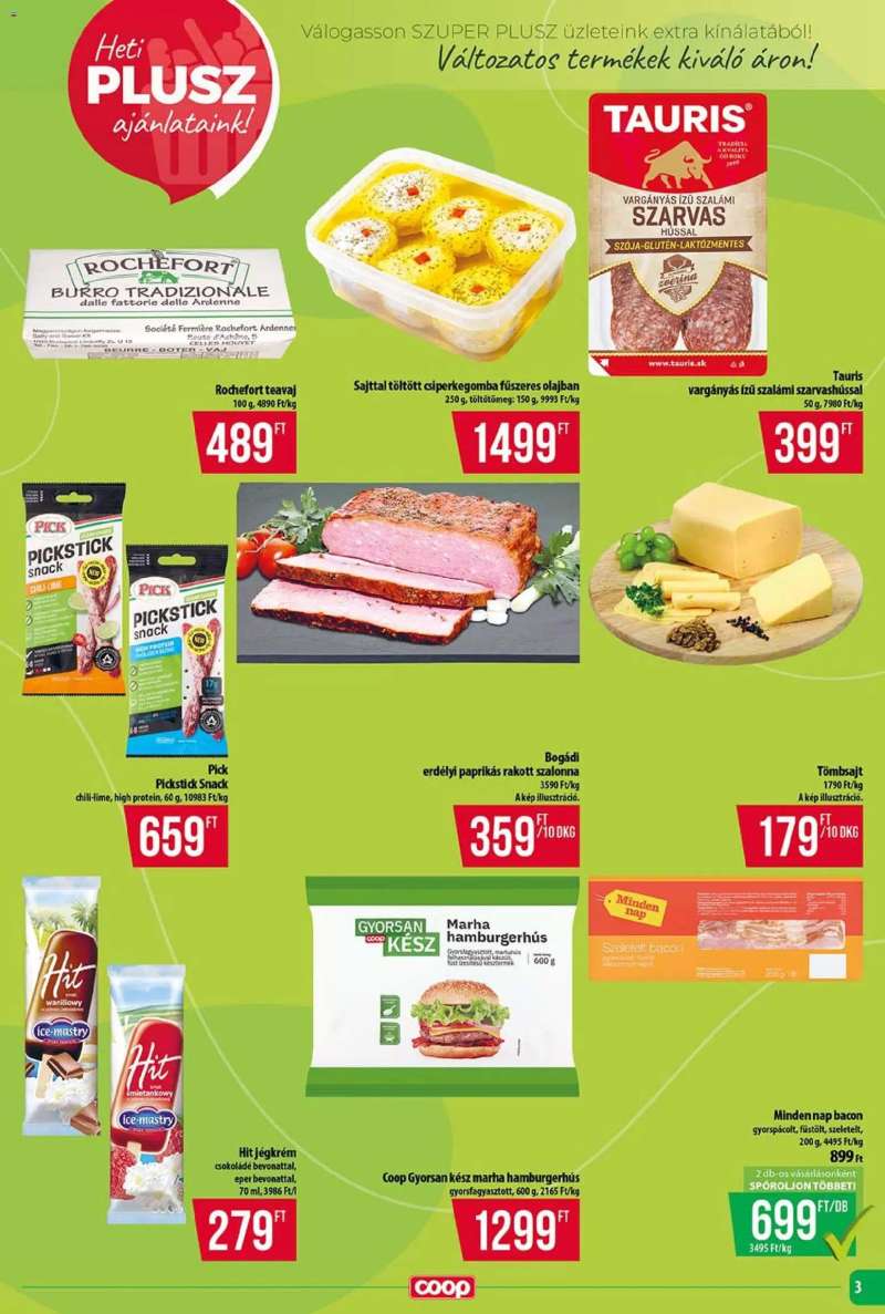 COOP COOP - Szuper Plusz / Tisza 3 oldal