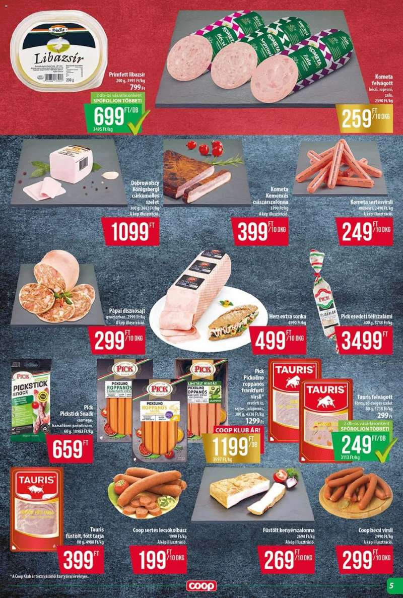 COOP COOP - Szuper Plusz / Tisza 5 oldal