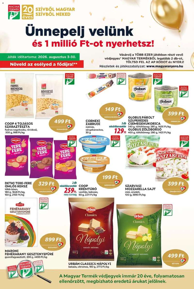 COOP COOP - Szuper Plusz / Tisza 8 oldal